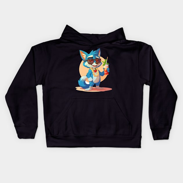 Bluey Book Series Kids Hoodie by ArtByJenX